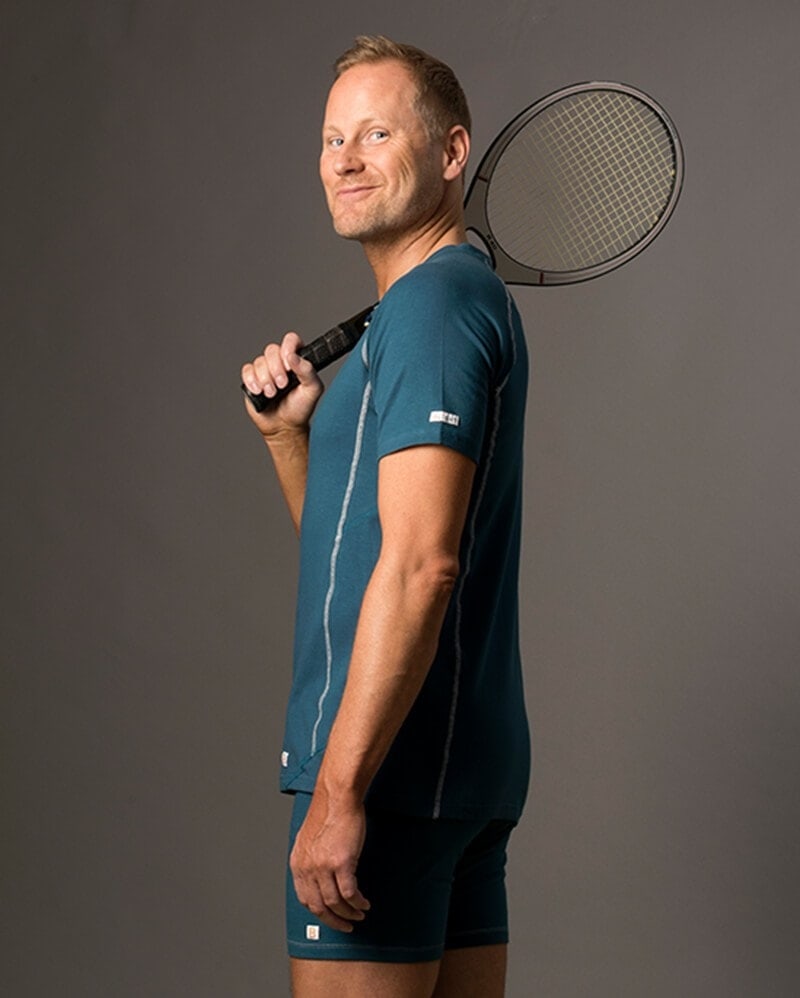 T‑shirt Manacala Blue- B-Light Organic Clothing