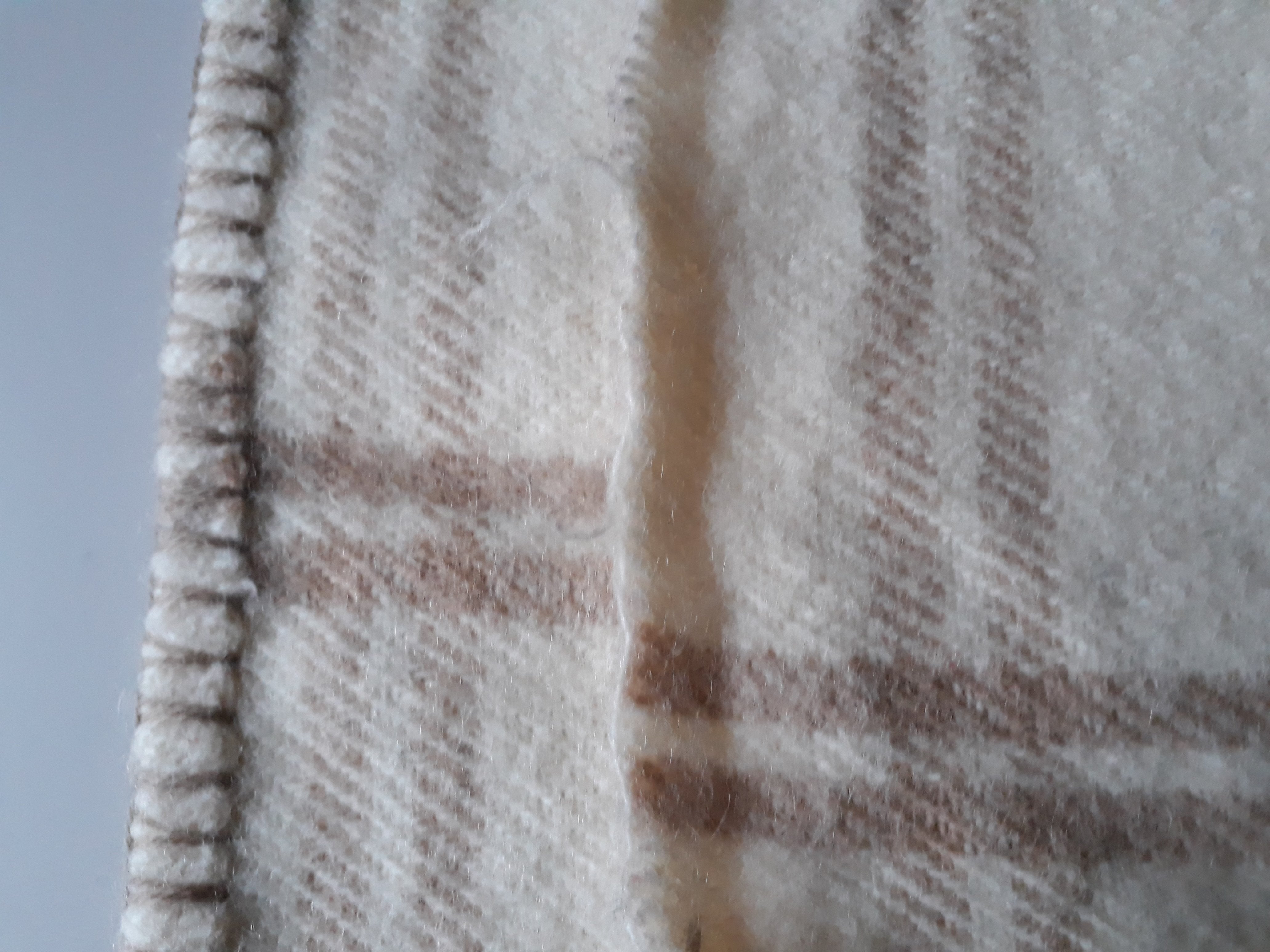 Wollen baby deken - 2dehands gebruikt