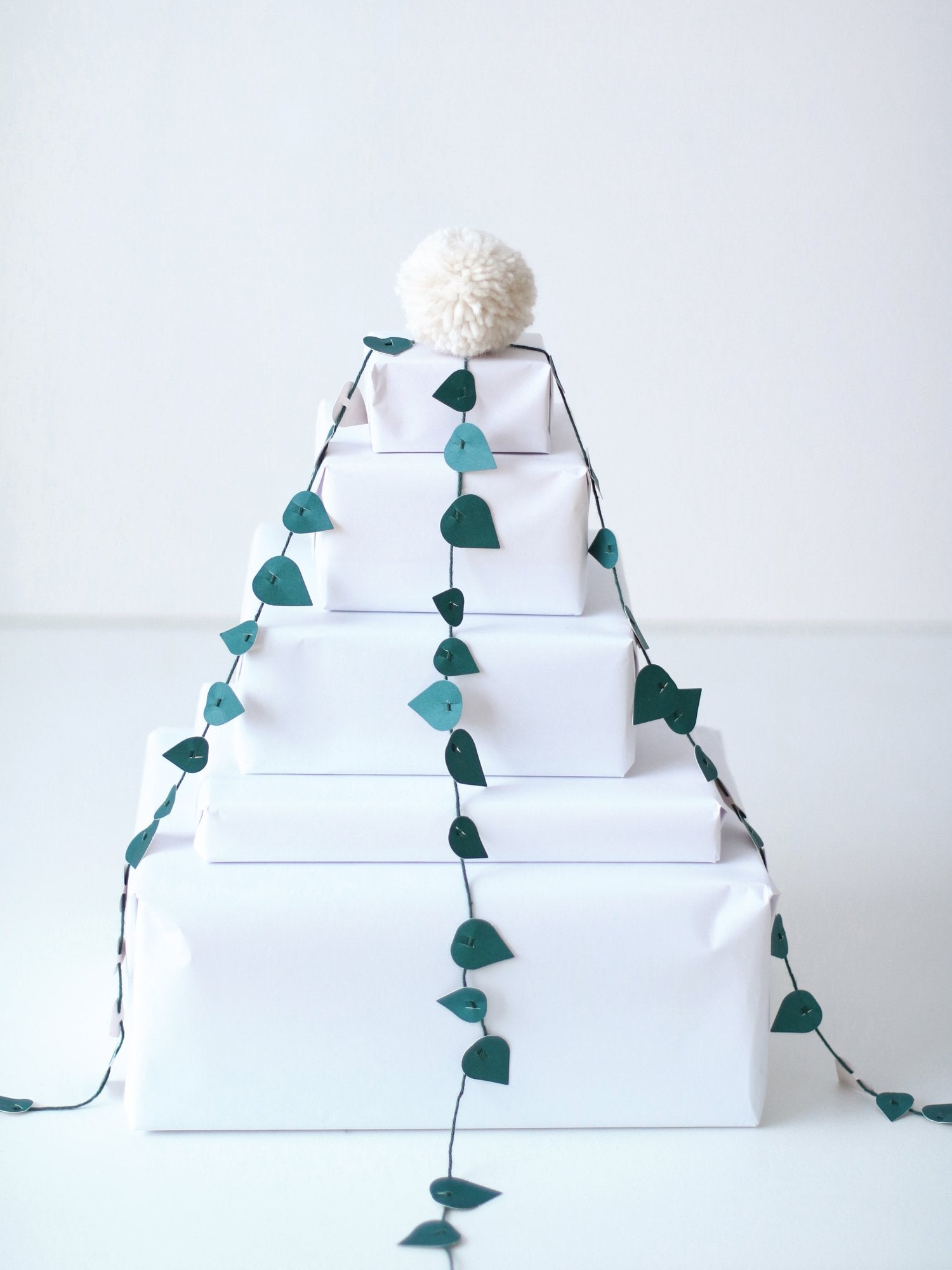 Twig leaves green+pink (tweekleurig) – Jurianne Matter