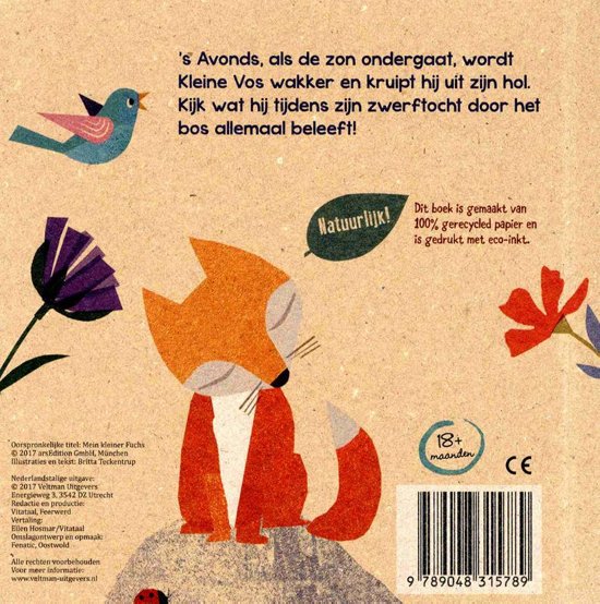 Mijn kleine vos -Eco kartonboek