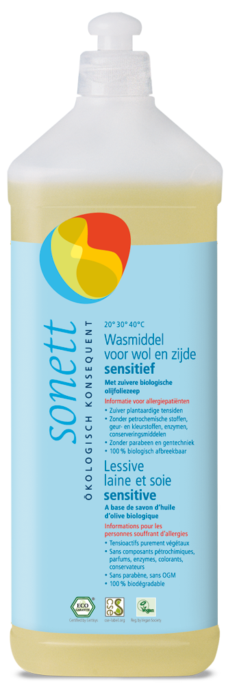 Wasmiddel wol en zijde sensitief – Sonett
