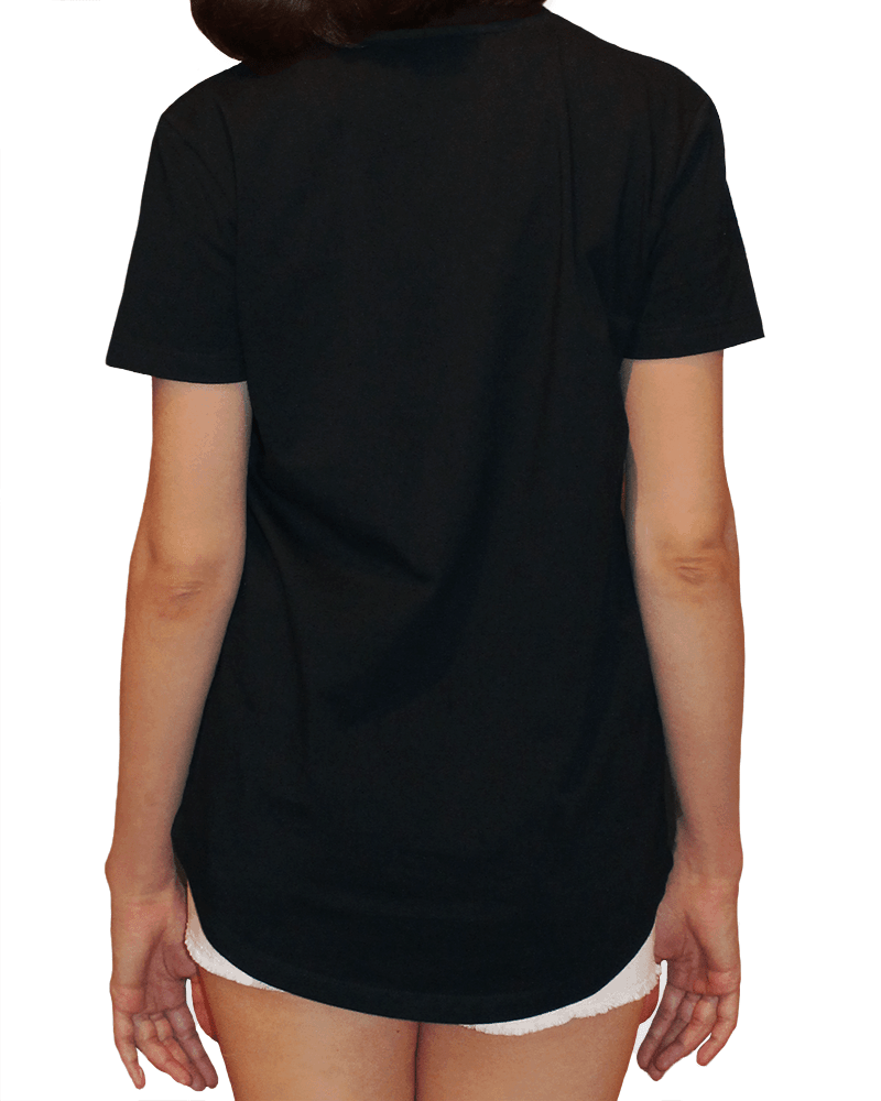 T-shirt drop tail Peech - B-Light Organic Clothing