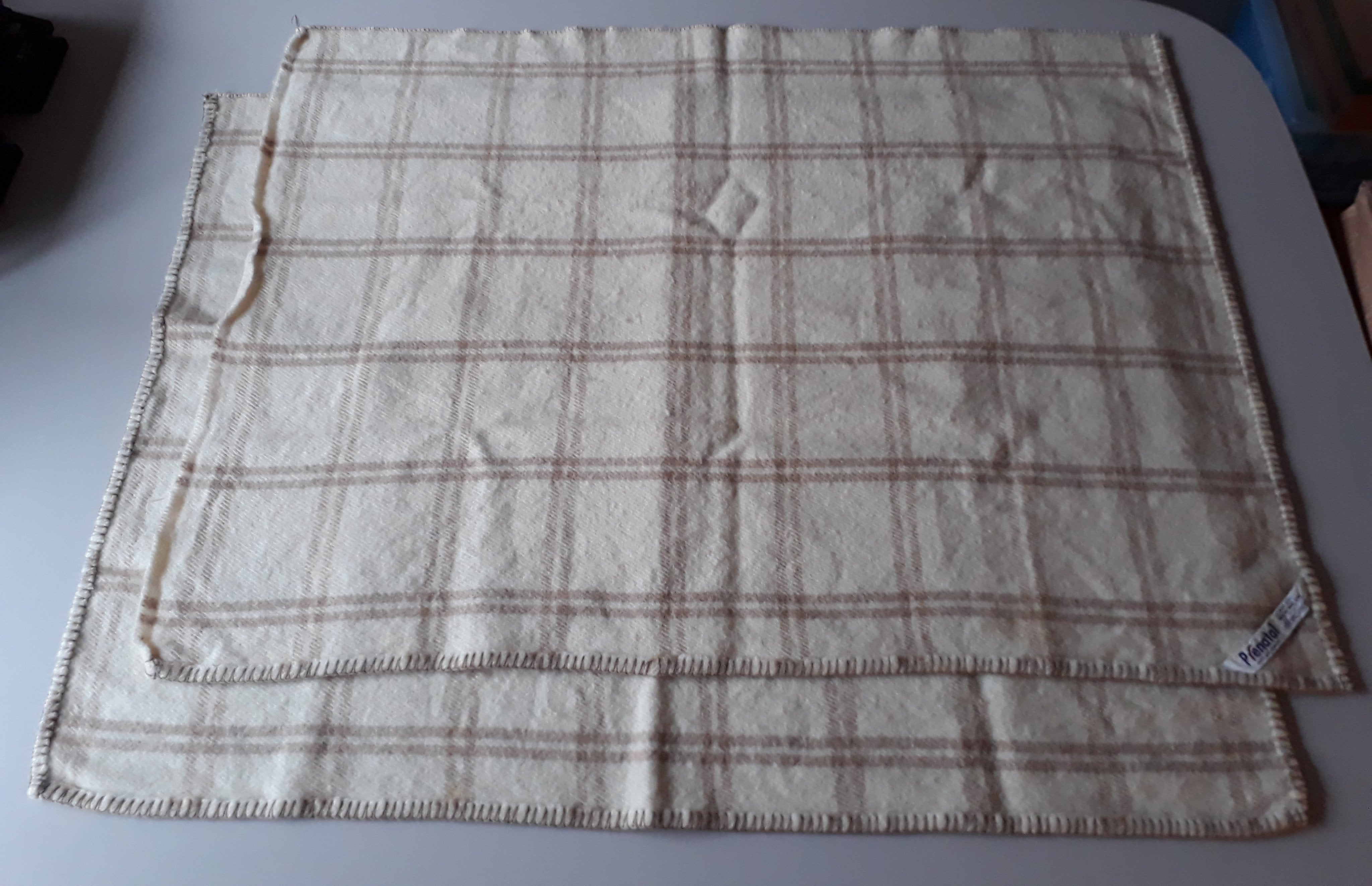 Wollen baby deken - 2dehands gebruikt