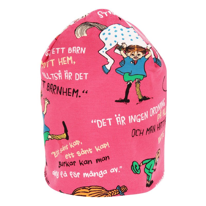 Muts / Beanie Quote Raspberry – Pippi Langkous