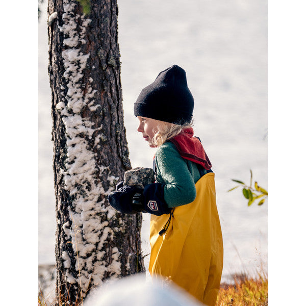 Kids Mock Turtleneck 200 Autumn Red - Woolpower