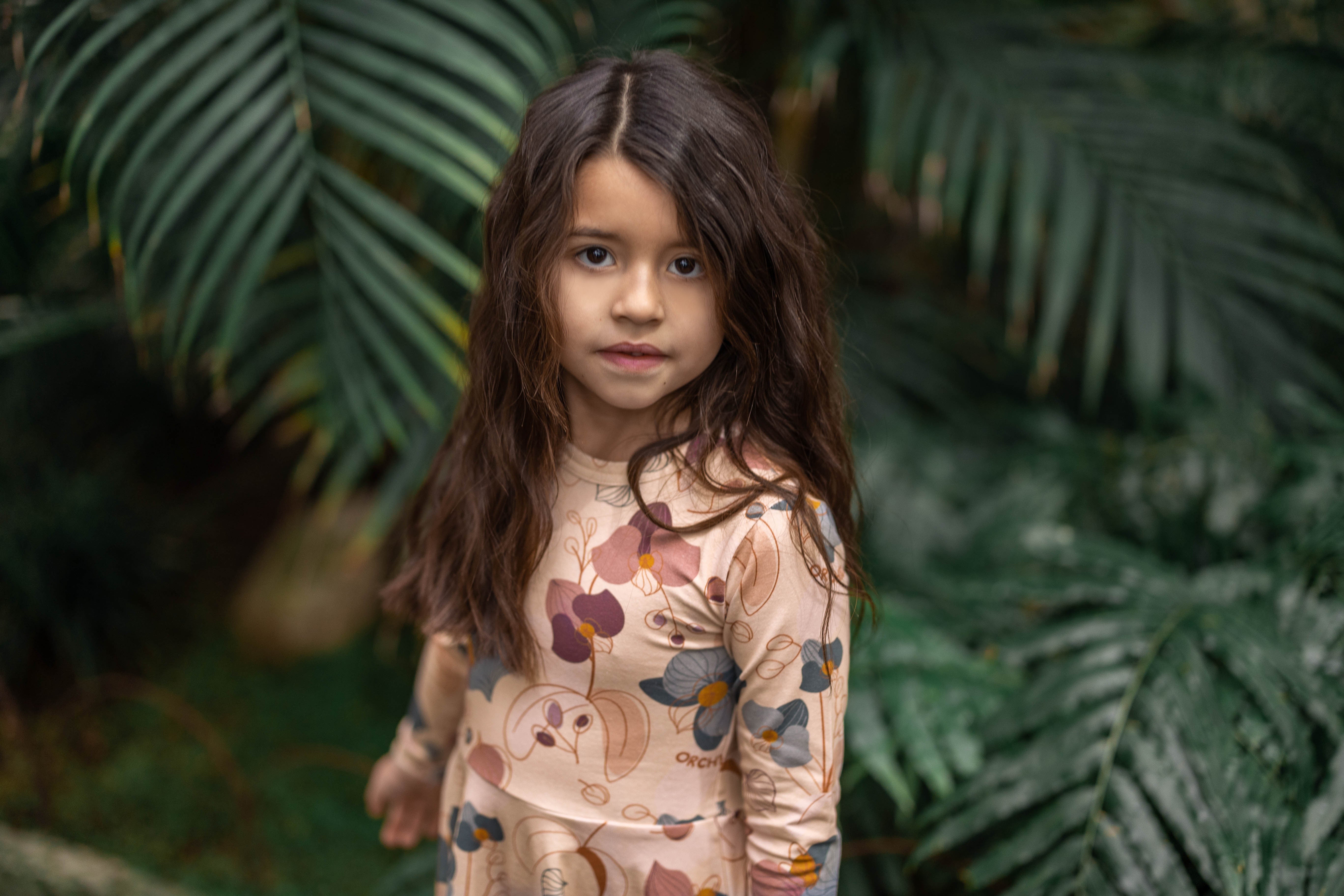 Jurk / Dress LS Tropical Orchid - Meyadey (Maxomorra)