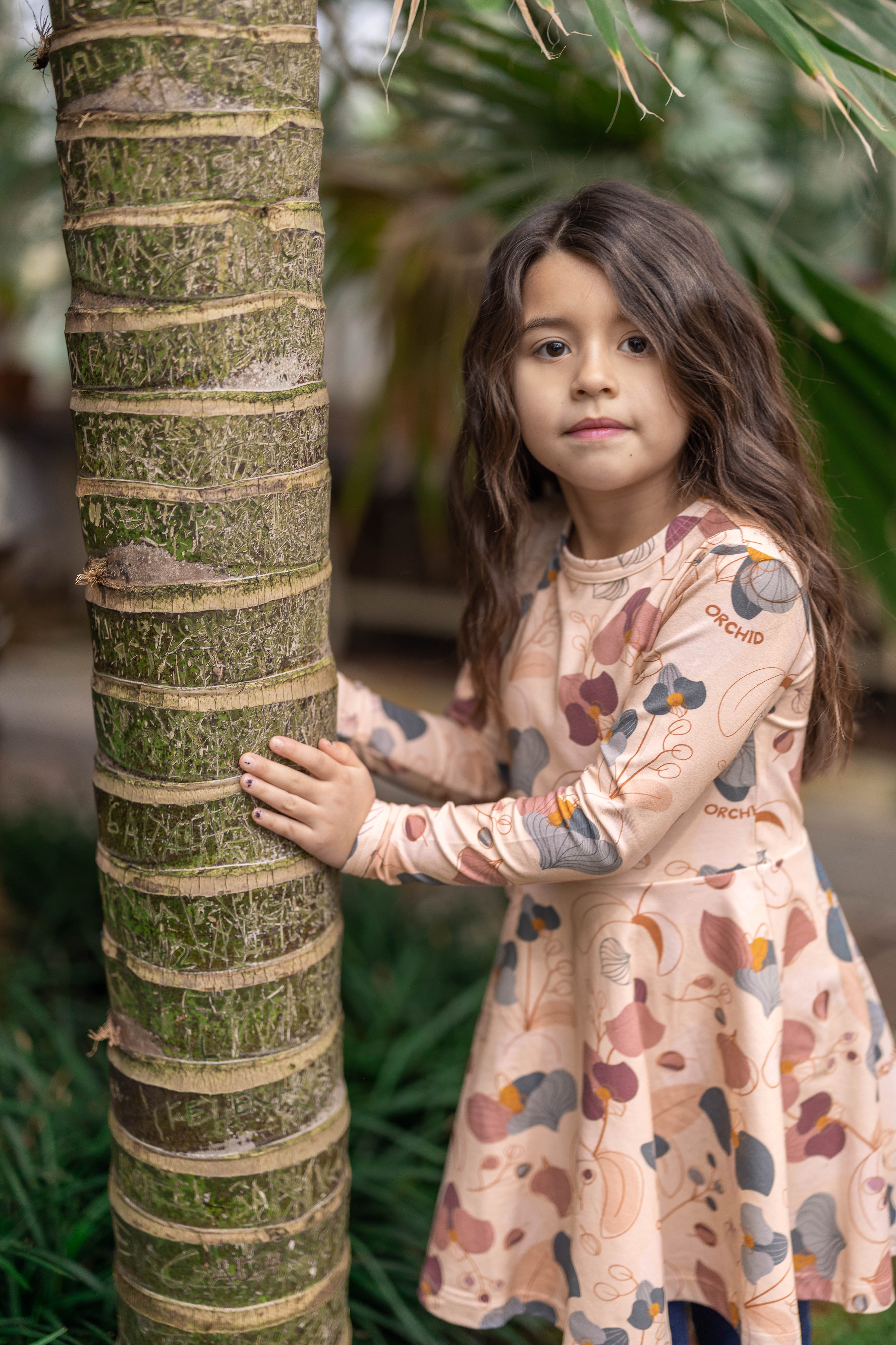 Jurk / Dress LS Tropical Orchid - Meyadey (Maxomorra)