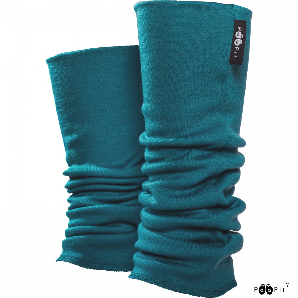 Beenwarmers / Leg Warmers 100% Merinowol Petrol – Paapii Design