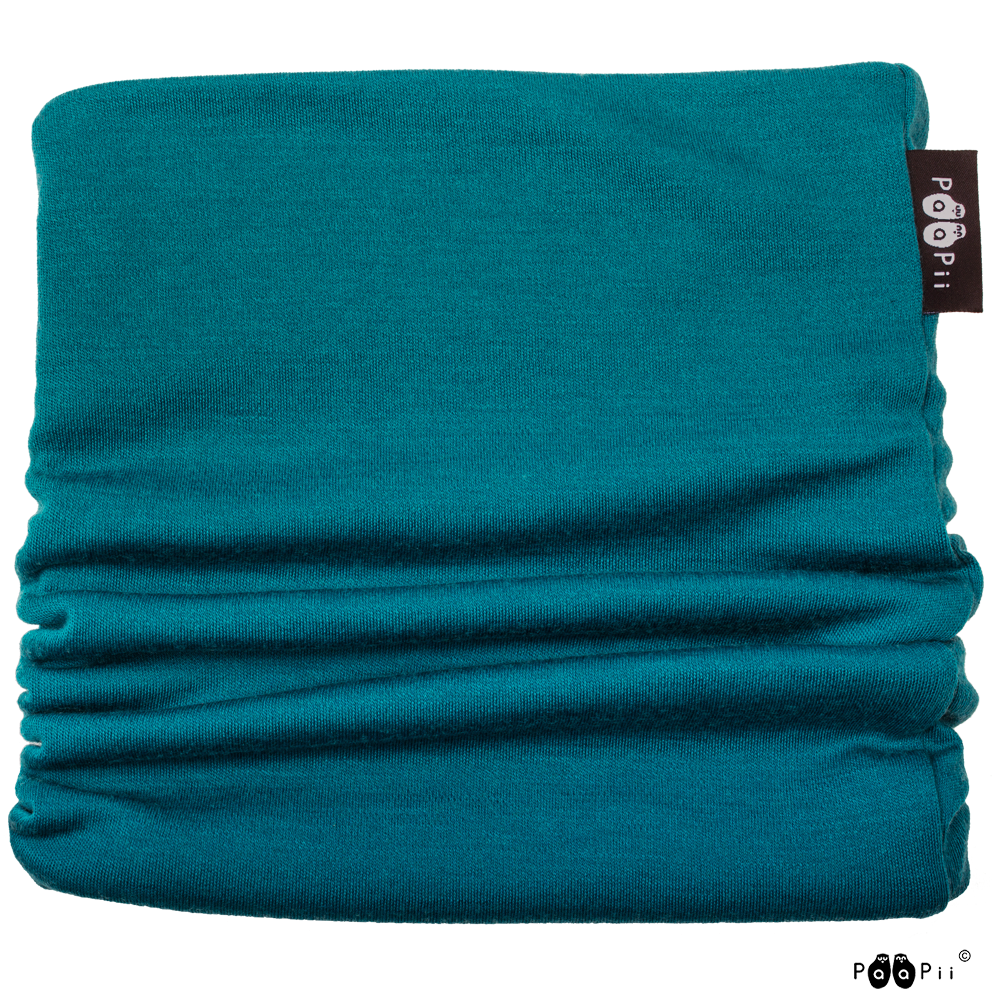 Sjaal / Tube Scarf 100% Merinowol Petrol – Paapii Design