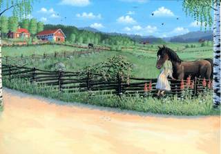 Kaart Inas reis - Inger Rydén – K. Hjelm Förlag