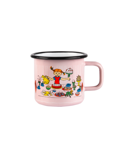 Muurla Pippi Longstocking Cup of Coffee Enamel Bowl 6 dl, New