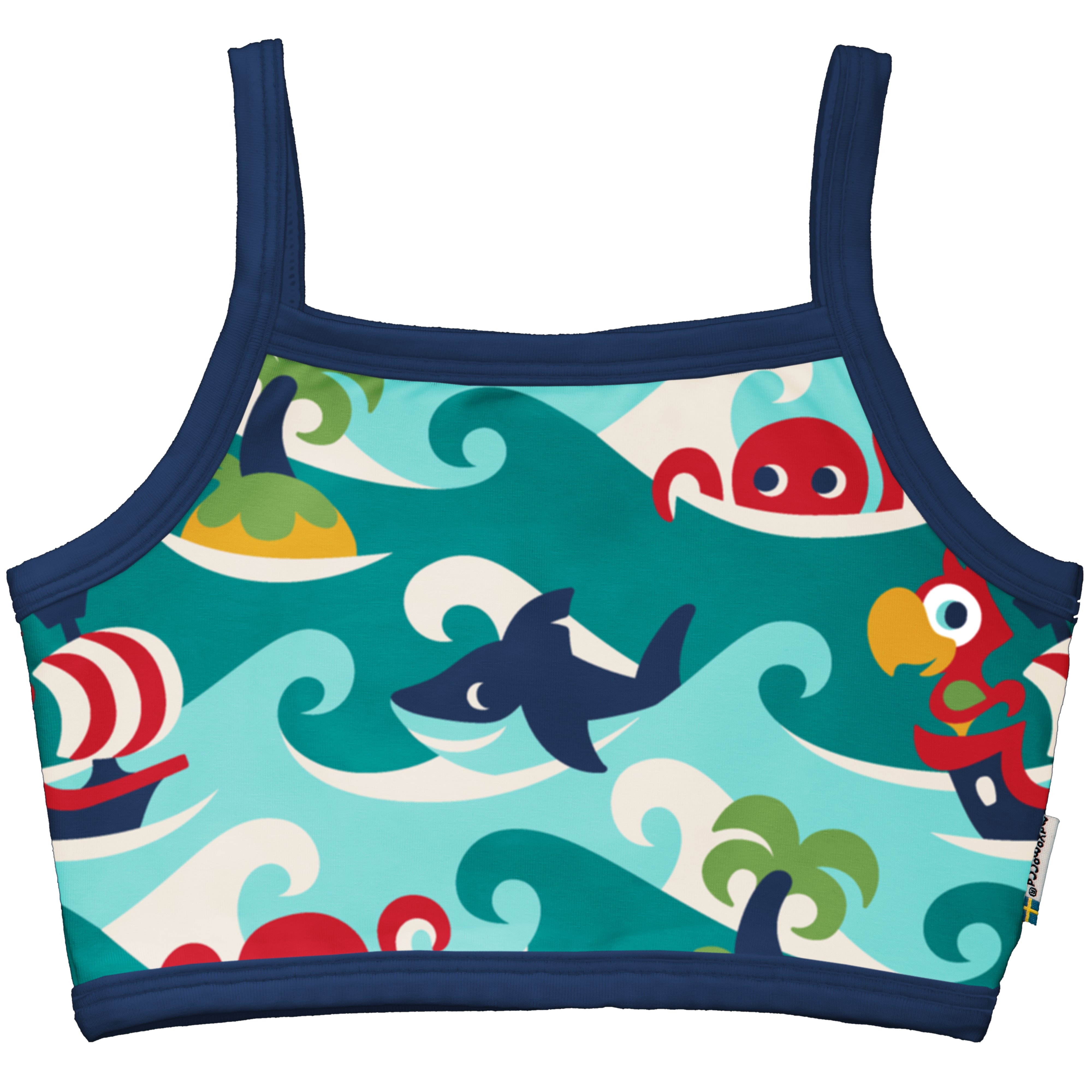Zwemtop Bikini Top Tropical Ocean - Maxomorra