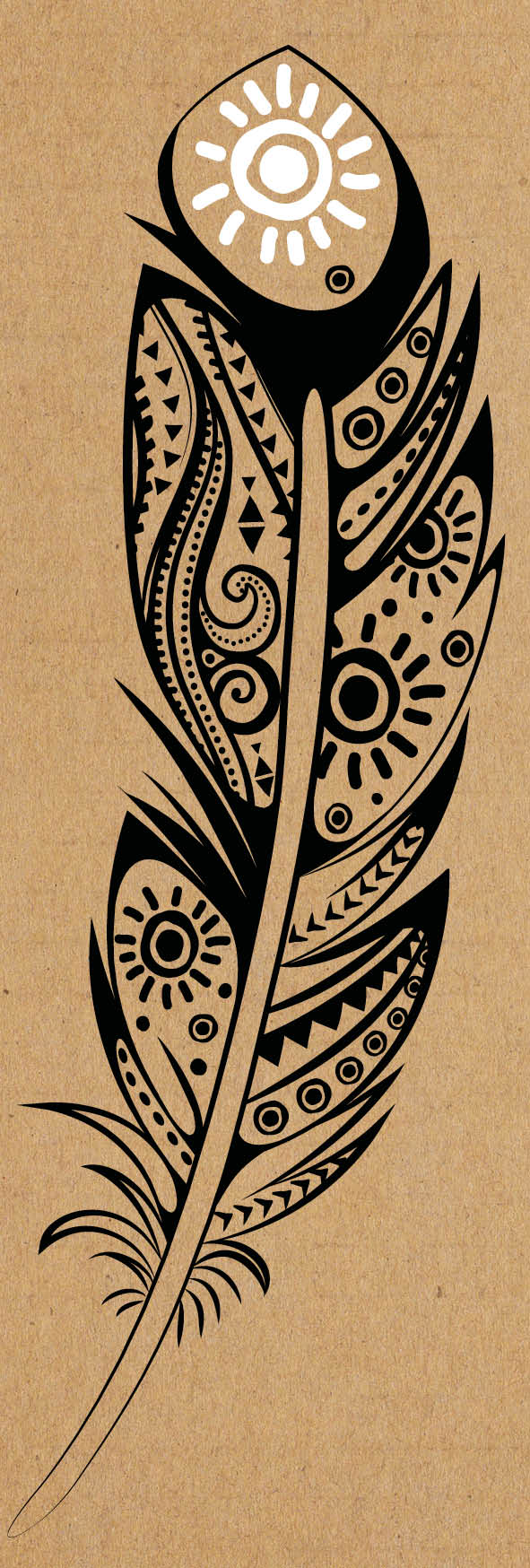 Organic Boekenlegger veer – Zintenz Organic Cards