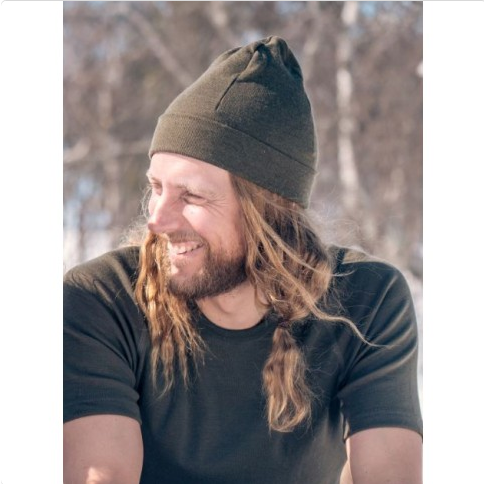 Muts / Beanie Lite Unisex Pine Green - Woolpower