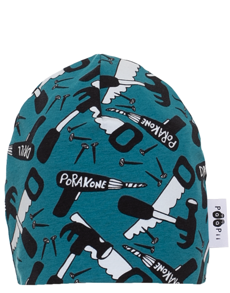 Muts Beanie Drill Petrol – Paapii Design