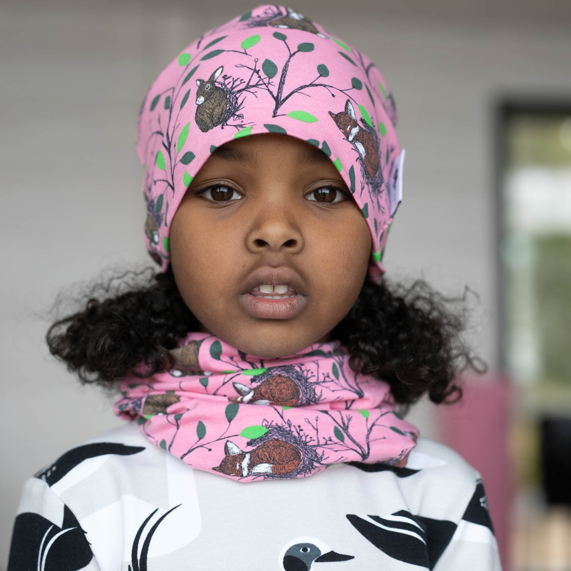 Muts Beanie Morning Light Pink Green – Paapii Design