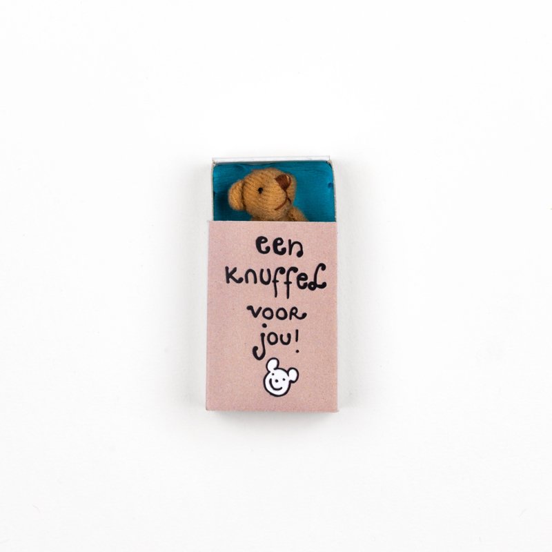 Beer bruin in bruin doosje – Een knuffel voor jou – Sidedish