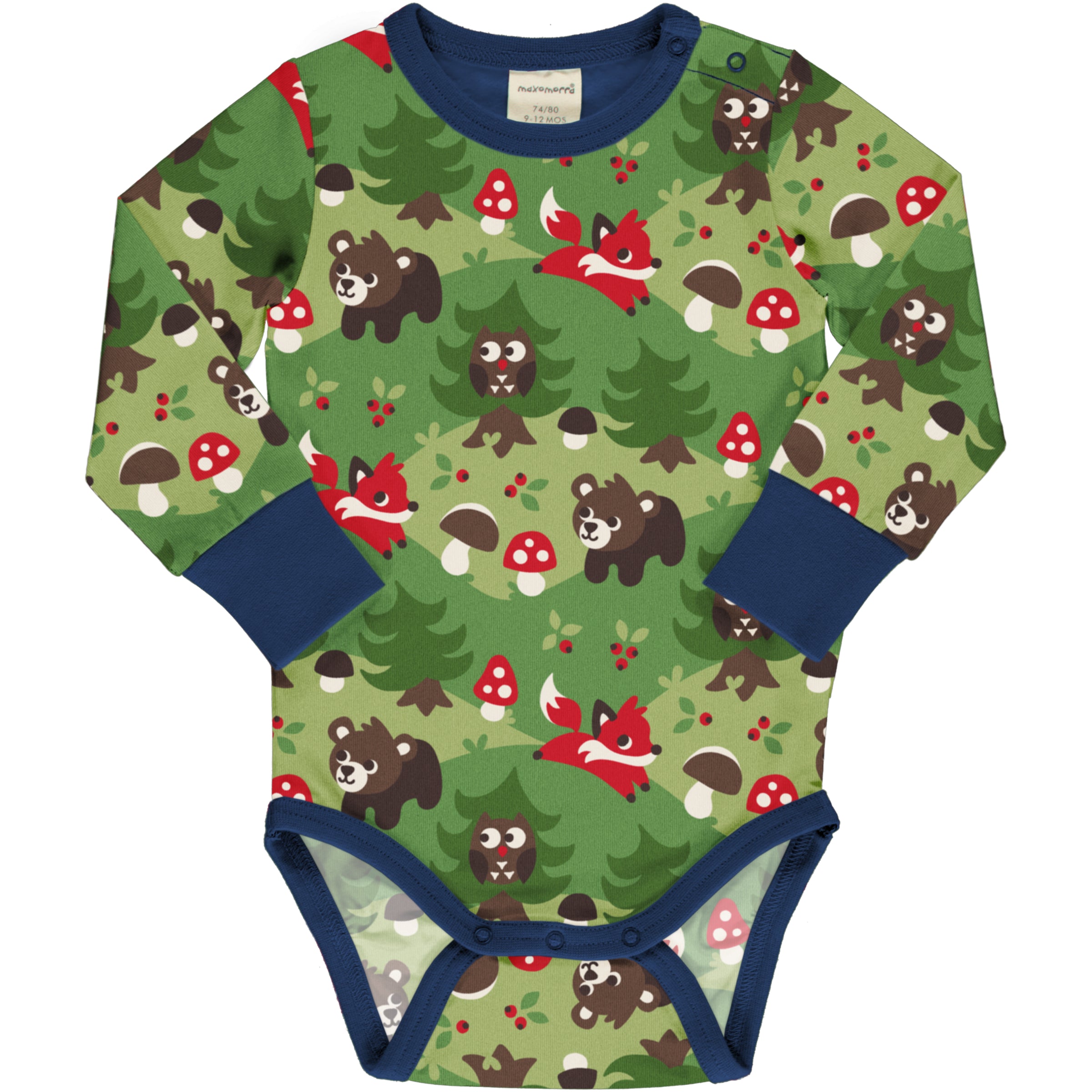 Body / romper LS Forest - Maxomorra
