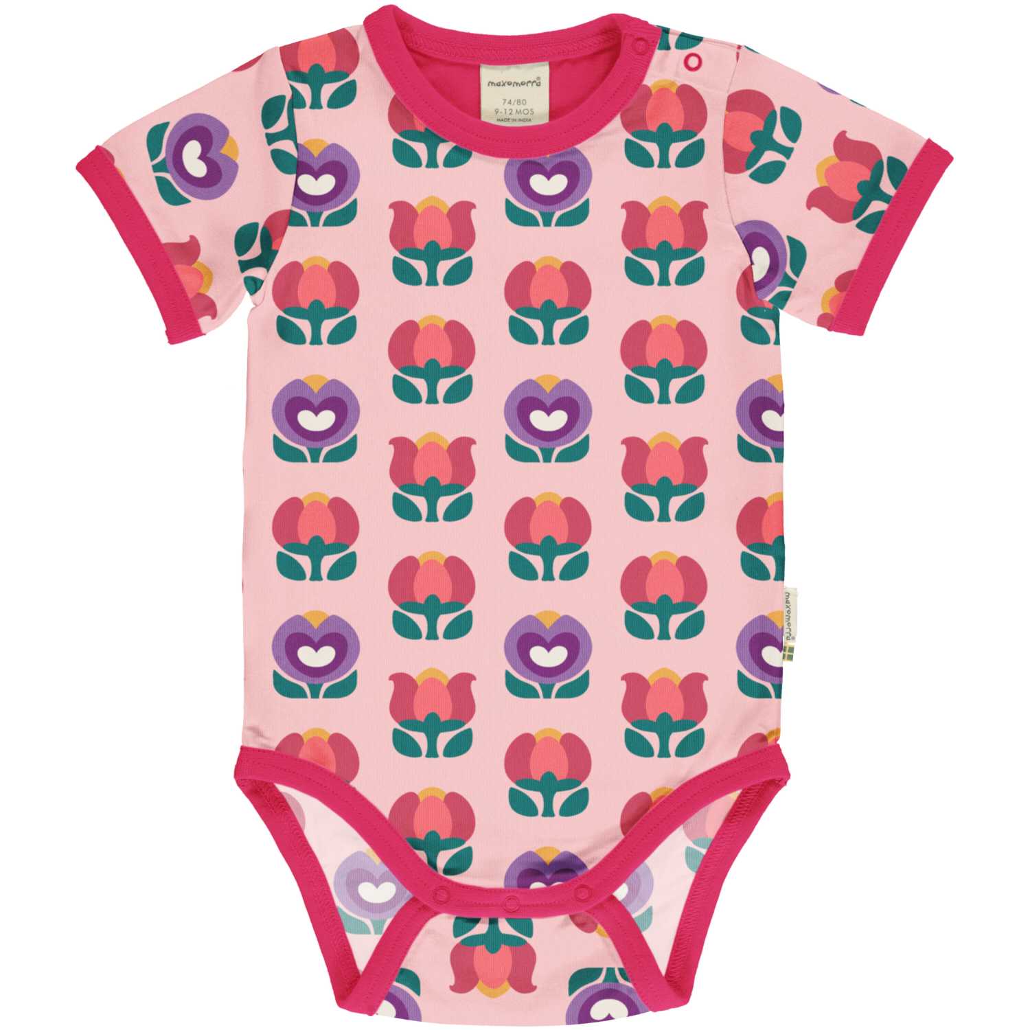 Body / romper Picnic Tulip - Maxomorra