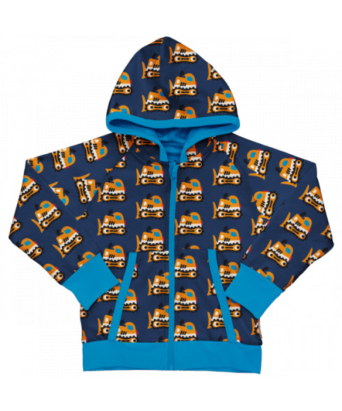 Vest / Cardigan Hood Reversible Bulldozer - Maxomorra