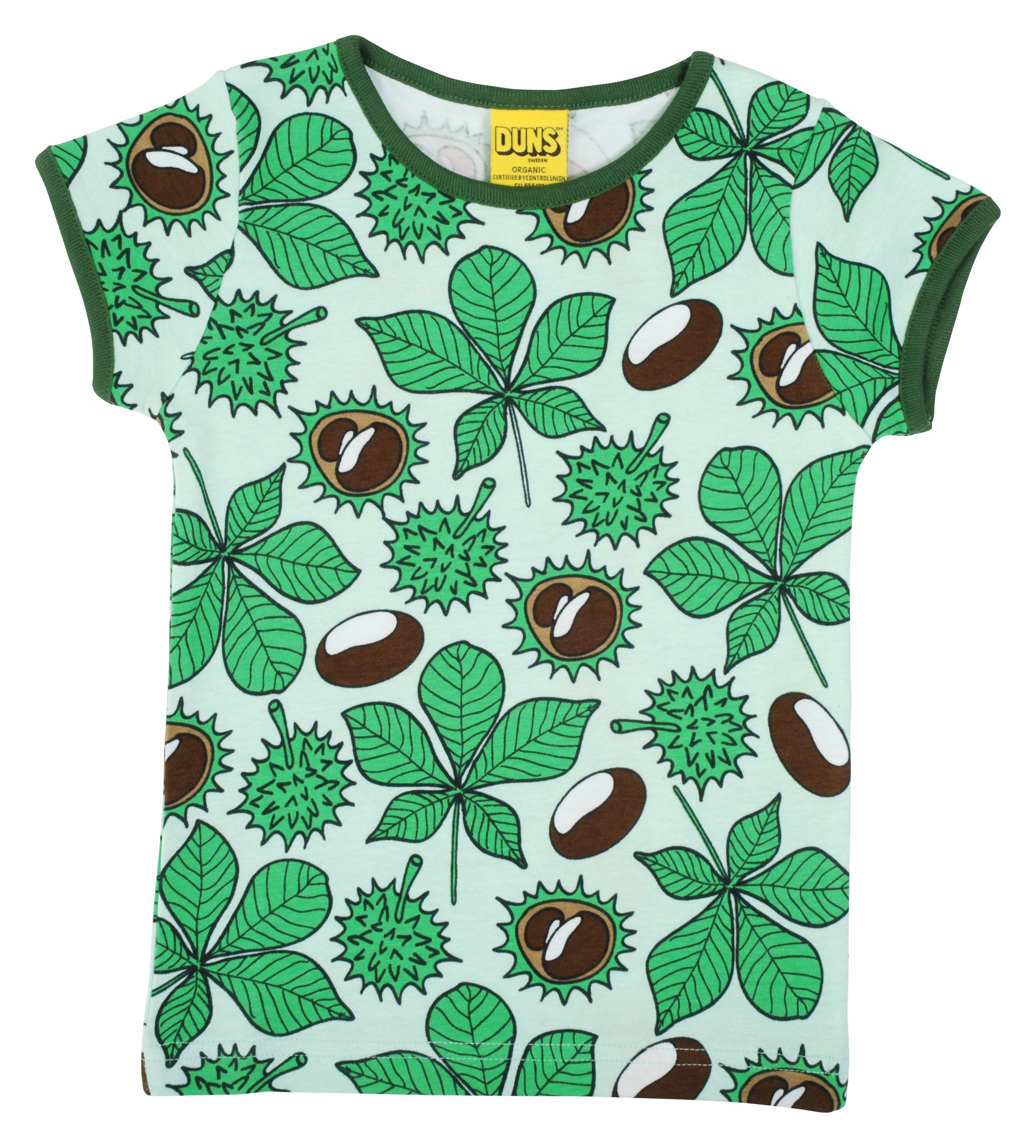 T-shirt / Short Sleeve Top Chestnut Brook Green - Duns Sweden