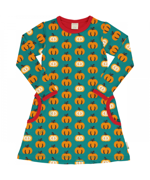 Jurk / Dress LS Garden Pumpkin - Maxomorra
