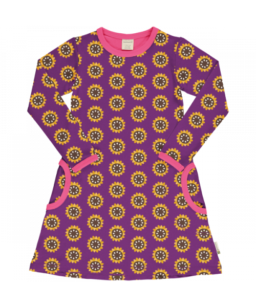 Jurk / Dress LS Garden Sunflower - Maxomorra