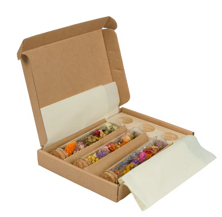 Dried Flowers - Message in a box - Large - Wildflowers by Floriette