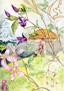 Kaart Dwergen ontmoeting - Anne C. Wenzel