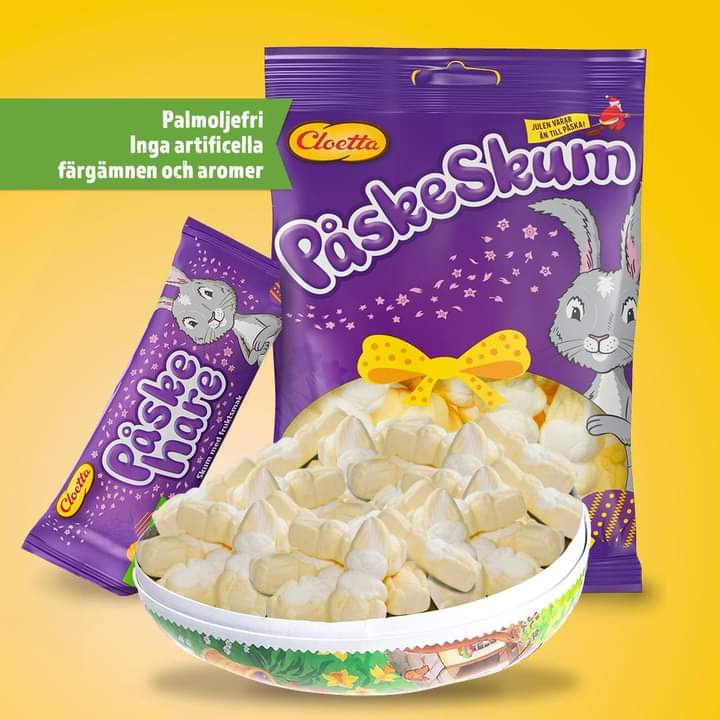 Paasschuimpjes / Påskeskum påse 100g - Cloetta