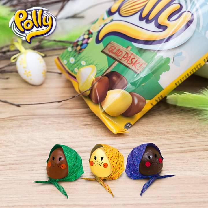 Polly Glad Påsk familjepåse - Cloetta