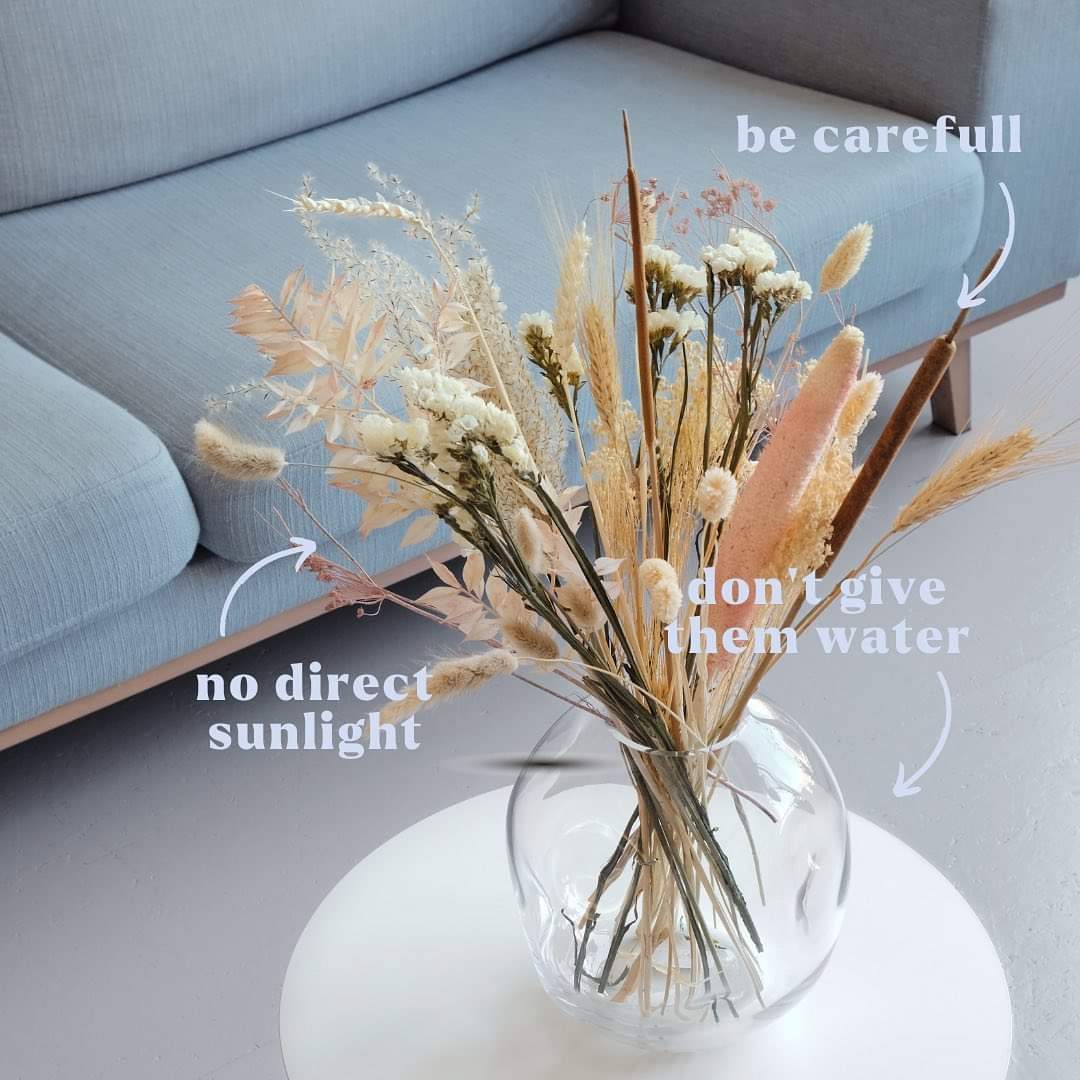 Dried Flowers - Field Bouquet Exclusive Medium - Blush – Wildflowers by Floriette