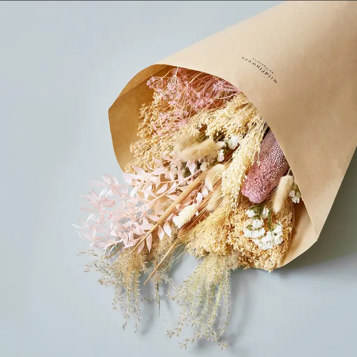 Dried Flowers - Field Bouquet Exclusive Medium - Blush – Wildflowers by Floriette