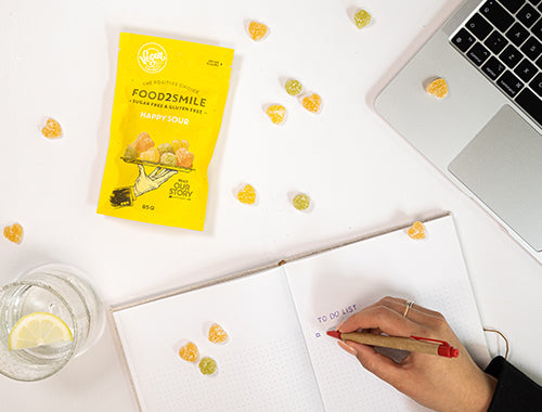 Gummy Snoep Happy Sour (glutenvrij, suiker- en vegan) - Food2Smile