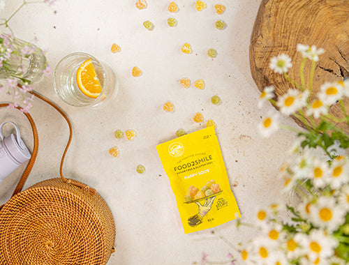 Gummy Snoep Happy Sour (glutenvrij, suiker- en vegan) - Food2Smile