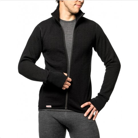 Vest / Full Zip Unisex Jacket 400 Blue - Woolpower - Op bestelling