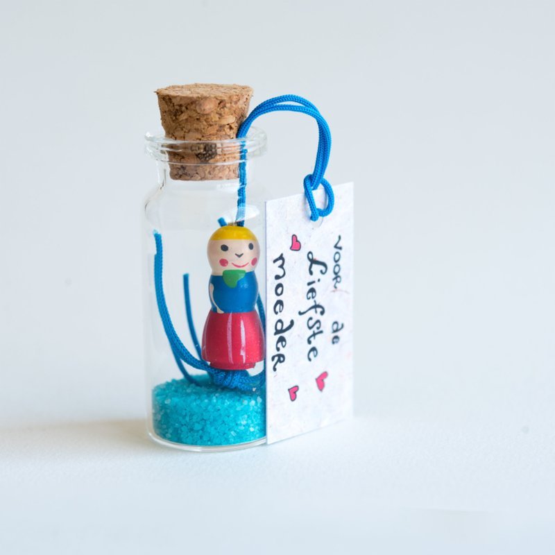 Geluksflesje Voor de liefste moeder! – Sidedish