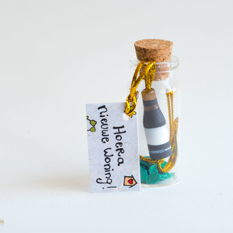 Geluksflesje Hoera! Nieuwe woning! – Sidedish