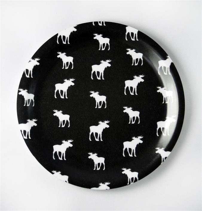 Onderzetter / Glasunderlägg kant Många älgar – Mellow Design