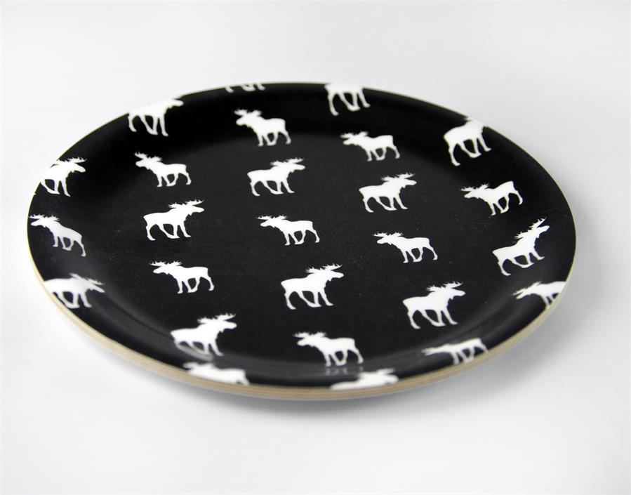 Onderzetter / Glasunderlägg kant Många älgar – Mellow Design