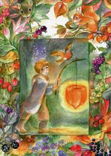 Kaart Gouden herfst - Marie Laure Viriot