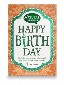 "Happy birthday" herbal tea with elderflower and peppermint – Natural Temptation
