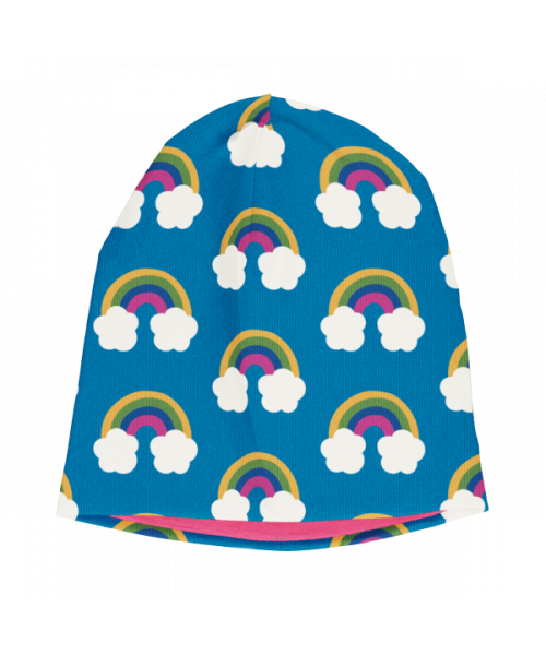 Muts / Hat Velour Farm Rainbow - maat 40 - Maxomorra