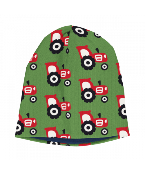 Muts / Hat Velour Farm Tractor - maat 40 - Maxomorra