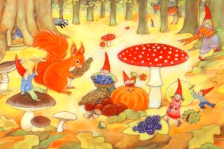 Kaart Herfst - Geertje van der Zijpp