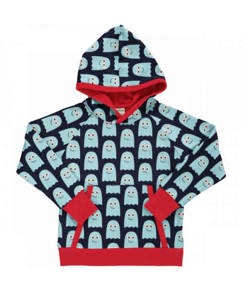 Trui / Hoodie Lined Spooky Ghost - Maxomorra
