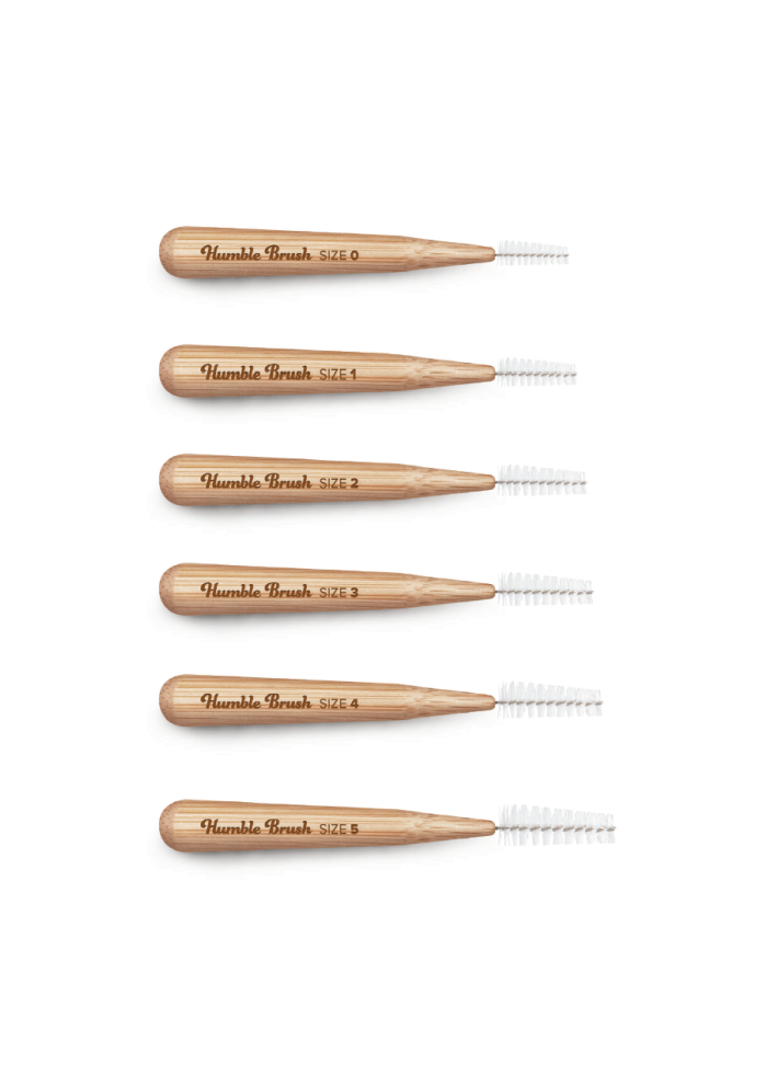 Bamboe interdental brush / rager diverse maten - Humble Brush