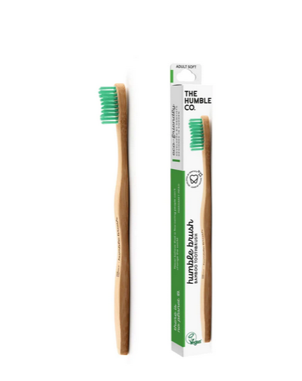 Bamboe tandenborstel ergonomisch Soft - 6 kleuropties - Humble Brush