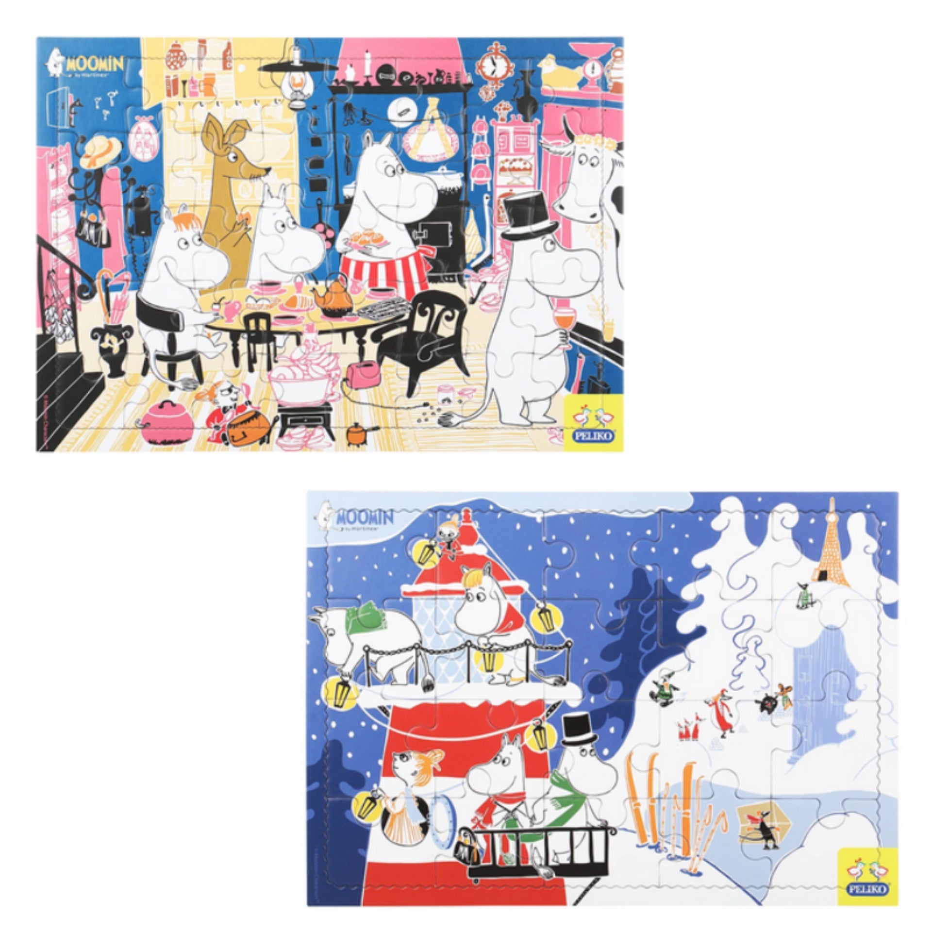 Tray Puzzle Set A4 20 & 40 Pieces - Set 1 – Moomin