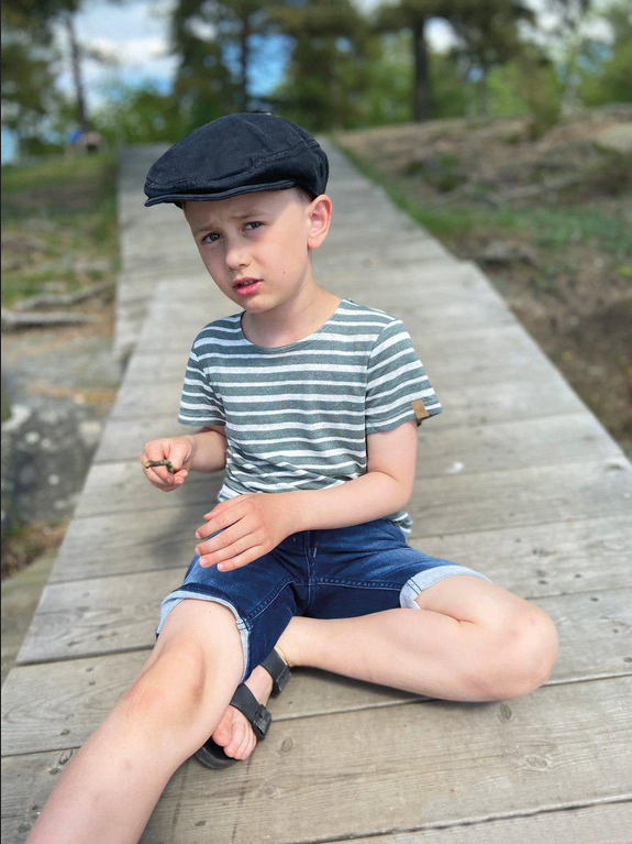 T-shirt JR Linum Sweet Lilac Linnen Mix - Ivanhoe of Sweden